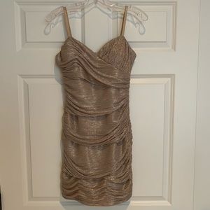Gold MaxandCleo Dress size 2